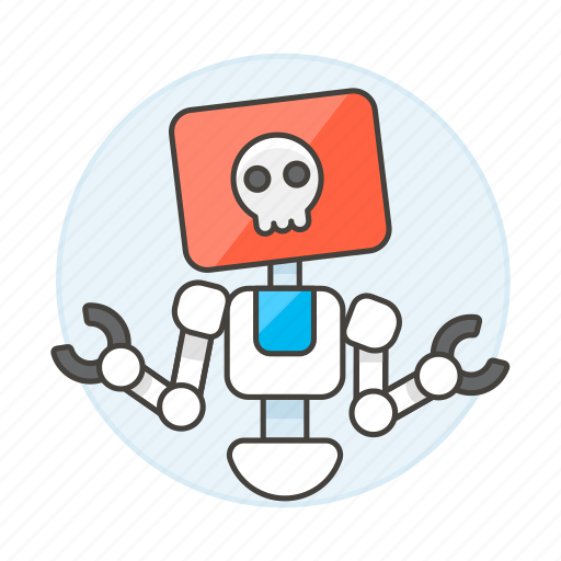 Ai, bugs, dead, infected, repairs, robot, virus icon - Download on Iconfinder