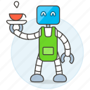 service, barista, shop, coffee, food, ai, robot, waiter
