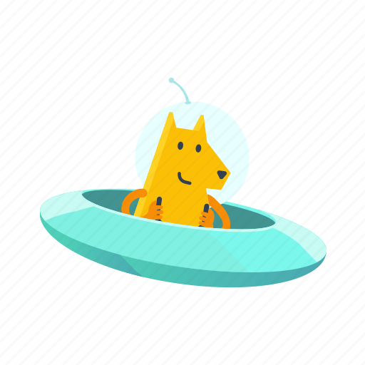 Pet, robot, ufo, flying saucer, dog, astronomy icon - Download on Iconfinder