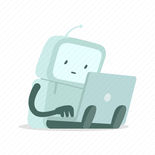 Development, device, laptop, notebook, robot, technology, working icon - Download on Iconfinder