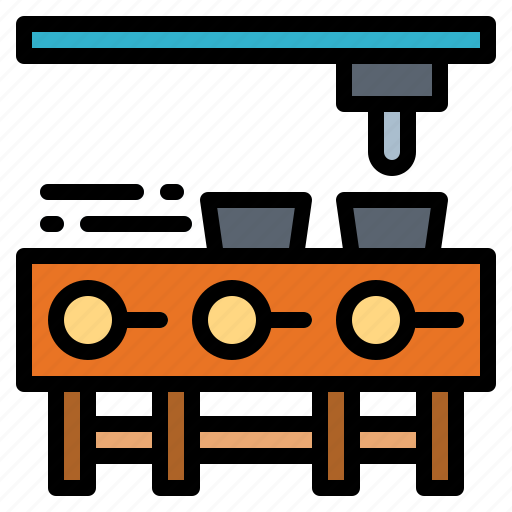 Conveyor, factory, industry, machine icon - Download on Iconfinder