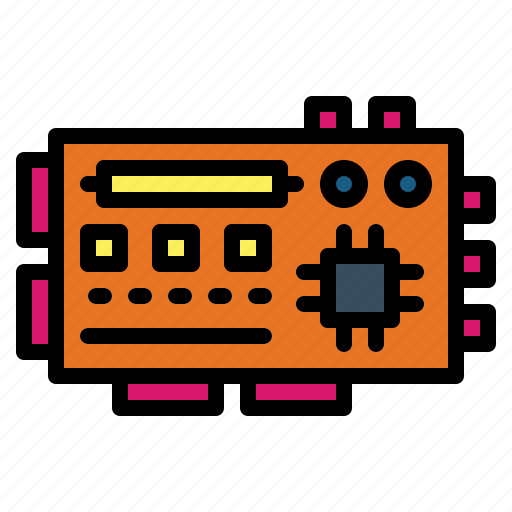 Component, electronics, mainboard, rom icon - Download on Iconfinder