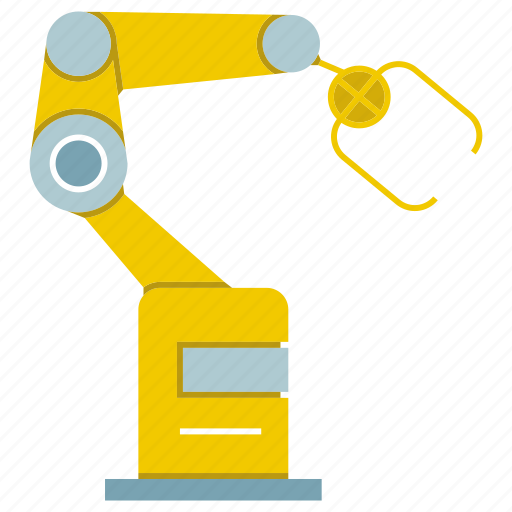 Automate, industrial, machine, manufacture, production, robot, robotic hand icon - Download on Iconfinder
