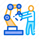 arm, avatar, man, robot, technology, user