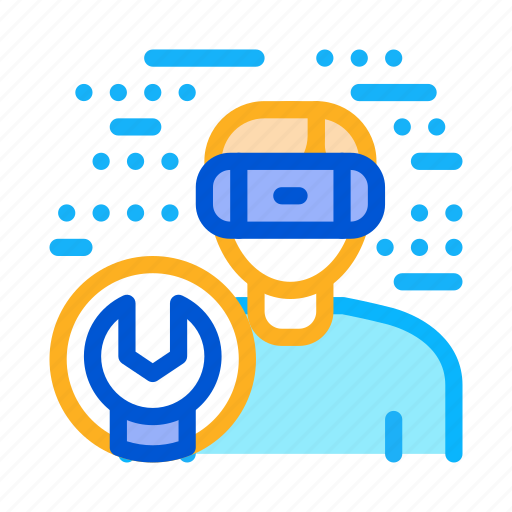 Device, glasses, head, repair, technology, vr icon - Download on Iconfinder