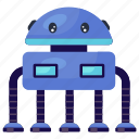 artificial intelligence, bionic man, hexapod robot, humanoid, mechanical robot