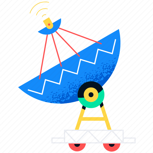Radiolocator, space, signal, extraterrestrial icon - Download on Iconfinder