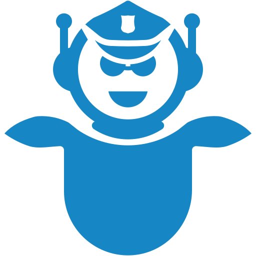 Badge, cap, cop, detective, police, man, avatar icon - Free download