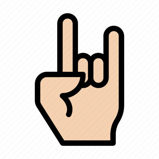 Gesture, hand, maloik, rockandroll, sign icon - Download on Iconfinder