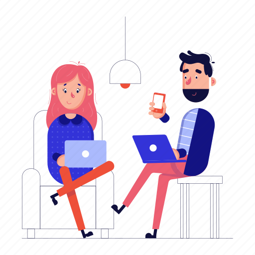 Office, job, workplace, manager, discussion, dialogue, problem illustration - Download on Iconfinder