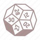 d30, dice, roleplay, tabletop
