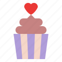 cupcake, romance, sweet, valentine