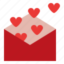 letter, love, romance, valentine