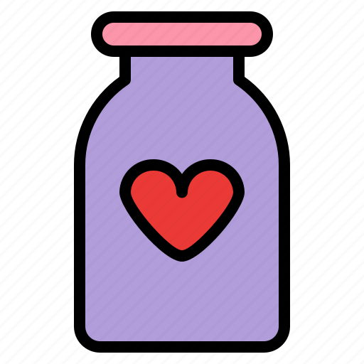 Bottle, keep, love, romance icon - Download on Iconfinder
