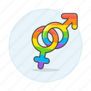 female, heterosextual, lgbt, love, male, pride, rainbow, romance, symbol