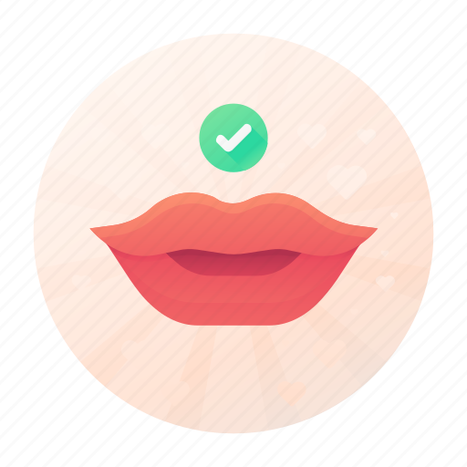 Confirm, dating, kiss, mouth icon - Download on Iconfinder