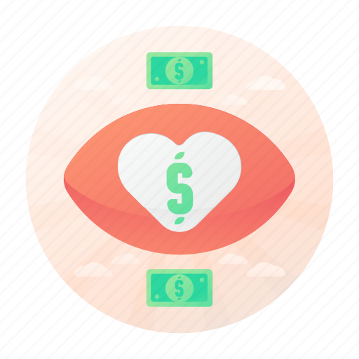 Dating, finance, heart, money icon - Download on Iconfinder