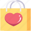 bag, commerce, ecommerce, love, shopping, valentine 