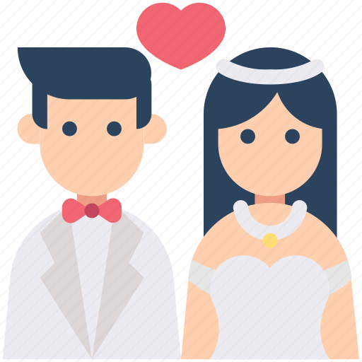 Bride, couple, groom, marriage, romance, wedding icon - Download on Iconfinder