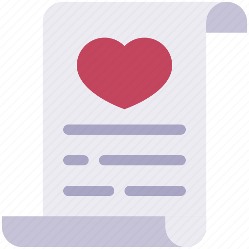 Contract, document, file, page, paper, romance icon - Download on Iconfinder