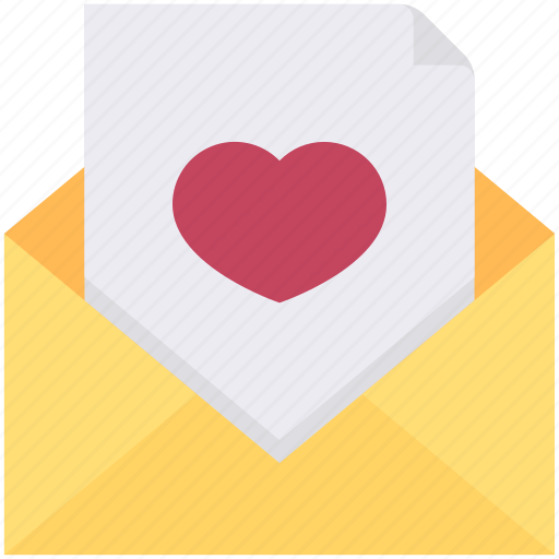 Document, email, heart, mail, message, romance icon - Download on Iconfinder