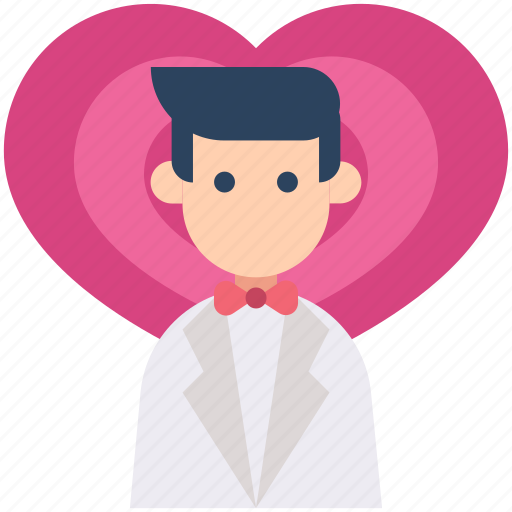 Bachelor, date, groom, heart, male, man icon - Download on Iconfinder
