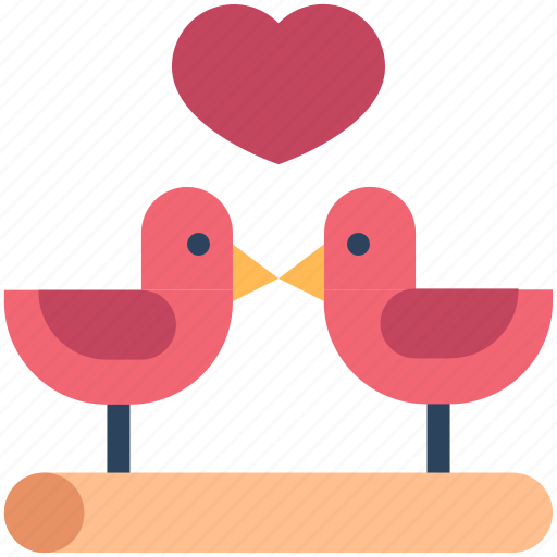 Birds, doves, heart, love, romance, romantic icon - Download on Iconfinder