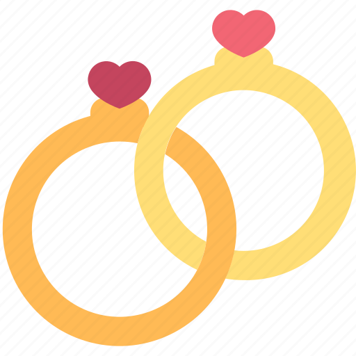 Marriage, relationship, rings, romance, union, valentine icon - Download on Iconfinder