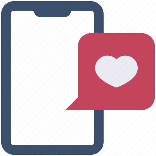 Message, mobile, notification, phone, romance, smartphone icon - Download on Iconfinder