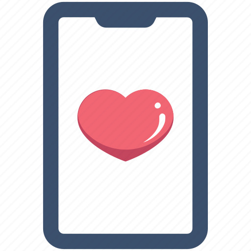Dating, heart, phone, romance, smartphone, telephone icon - Download on Iconfinder