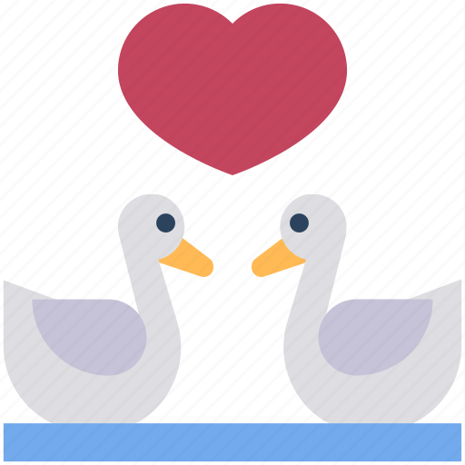 Animal, bird, heart, romance, swan, wildlife icon - Download on Iconfinder