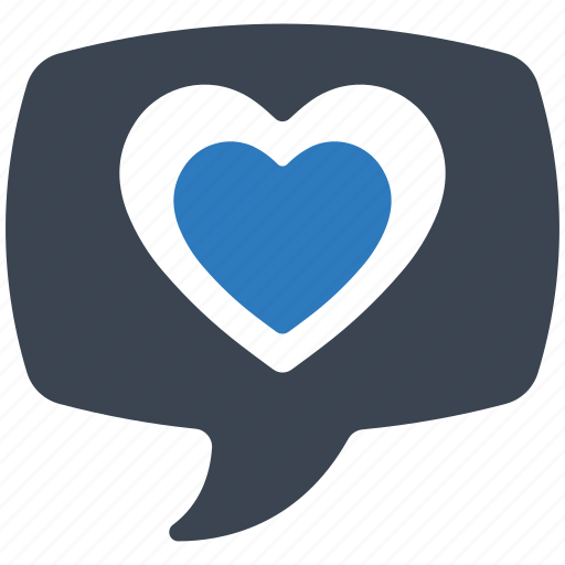 Communication, heart, love, message, conversation, love chat icon - Download on Iconfinder