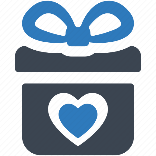 Gift, present, heart, love, box, valentine gift icon - Download on Iconfinder