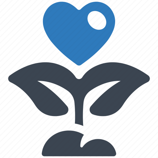 Flower, heart, love, growth, empathy, feeling icon - Download on Iconfinder