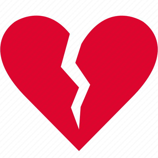 Break, dumped, heart, heartbreaker, heartbroken, sad, split icon - Download on Iconfinder