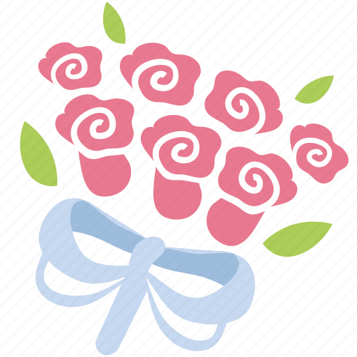 Bouquet, bunch, floral, flowers, romance, roses, valentine icon - Download on Iconfinder