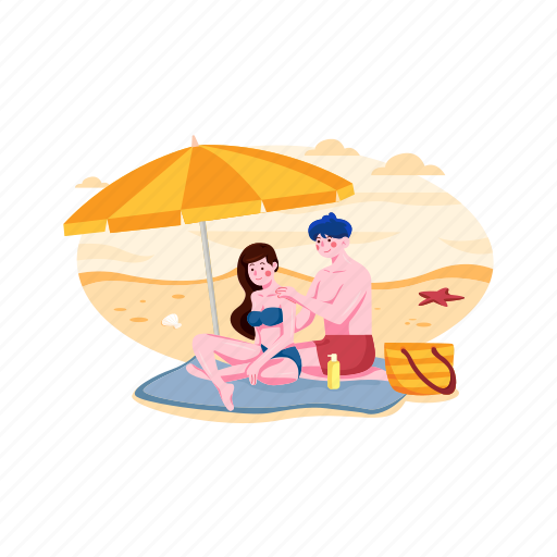 Holiday, greeting, love, valentine, cupid, couple in love, heart illustration - Download on Iconfinder