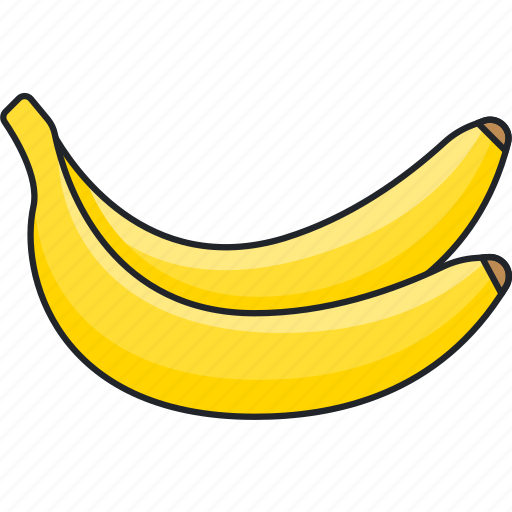 Banana, tropical, bananas, fruit, food icon - Download on Iconfinder