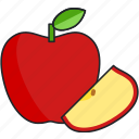 apple, food, fruit