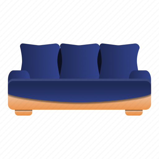 Furniture, couch, comfort, pillow, sofa, interior icon - Download on Iconfinder