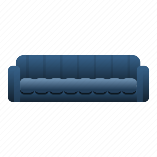 Blue, comfort, comfortable, couch, sofa icon - Download on Iconfinder