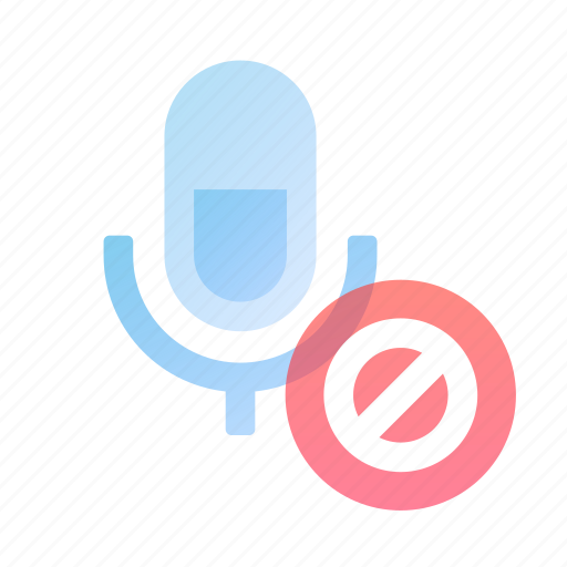 No, mic, voice, sound, permission, microphone icon - Download on Iconfinder