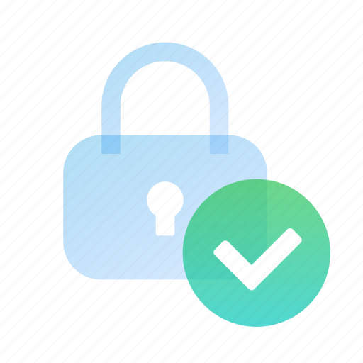 Padlock, lock, security, safe, check, antivirus icon - Download on Iconfinder