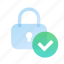 padlock, lock, security, safe, check, antivirus 