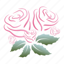rose, flower, love