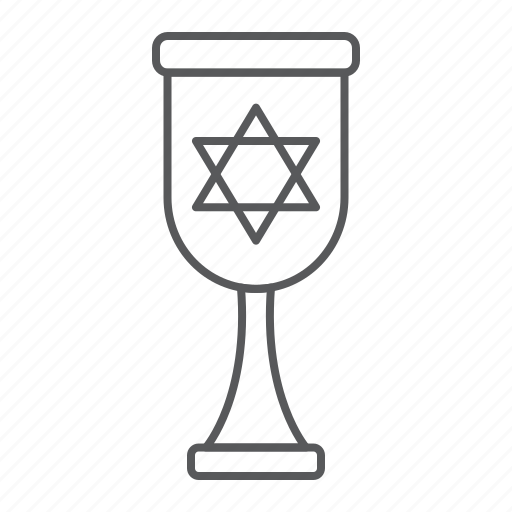 Jewish, goblet, chalice, hanukkah, holiday, cup icon - Download on Iconfinder