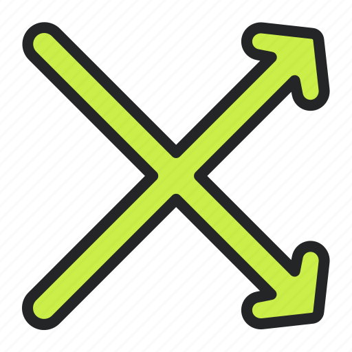 Arrow, arrows, crossover, directional, indicator icon - Download on Iconfinder