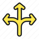 arrow, arrows, directional, indicator, paths
