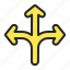 arrow, arrows, directional, indicator, paths 