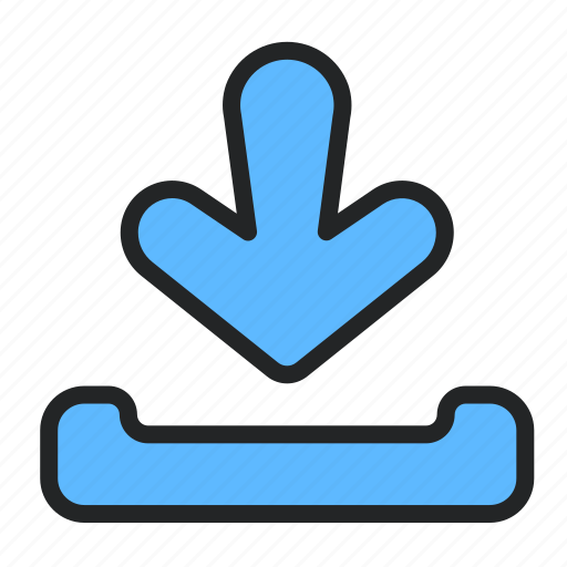 Arrow, arrows, directional, download, indicator, receive icon - Download on Iconfinder